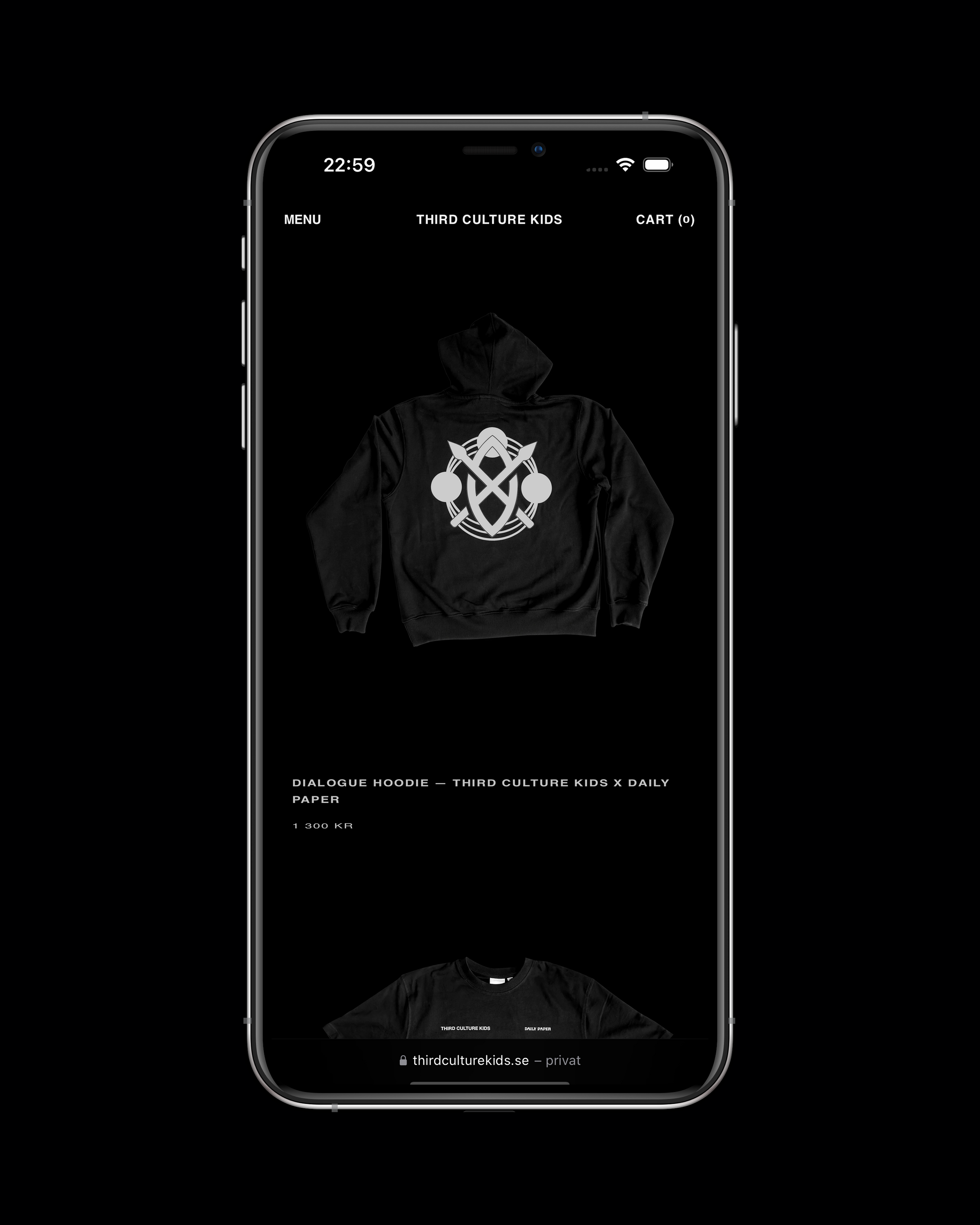 TCK Portfolio, Event Application and  Editorial and Storefront