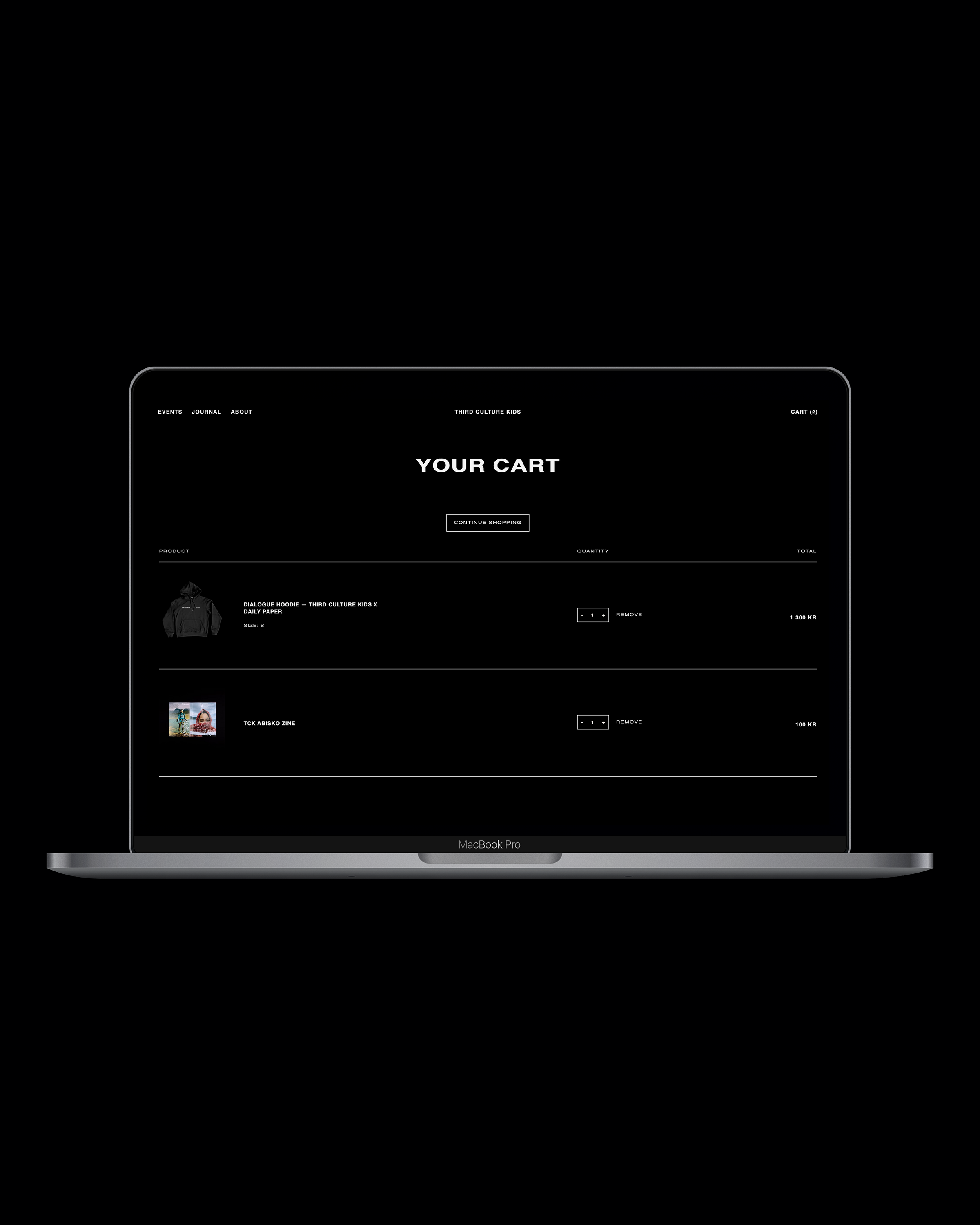 TCK Portfolio, Event Application and  Editorial and Storefront