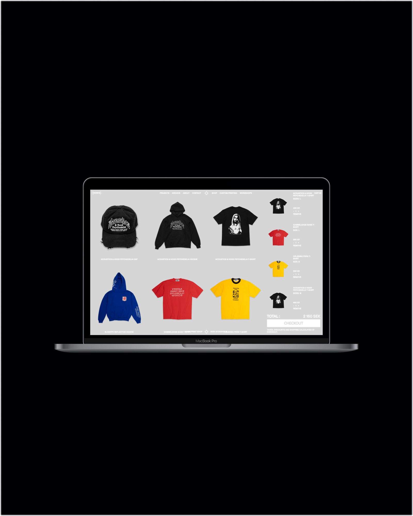 WAWA PRINTSHOP STUDIO STORFRONT + PORTFOLIO